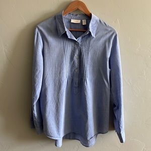 Chico’s Pleated Blouse